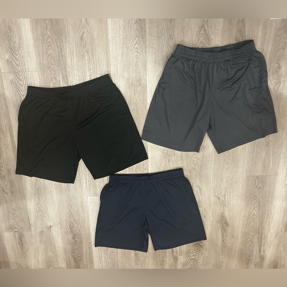 Men's Black,Gray, Dark navy  Shorts Set